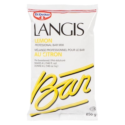 Langis Préparation pour boisson, citron 856 g, 0,82 $/100g