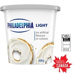 Philadelphia Fromage à la crème léger 450 g, 1,89 $/100g