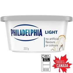 Philadelphia Fromage à la crème léger 227 g, 1,76 $/100g