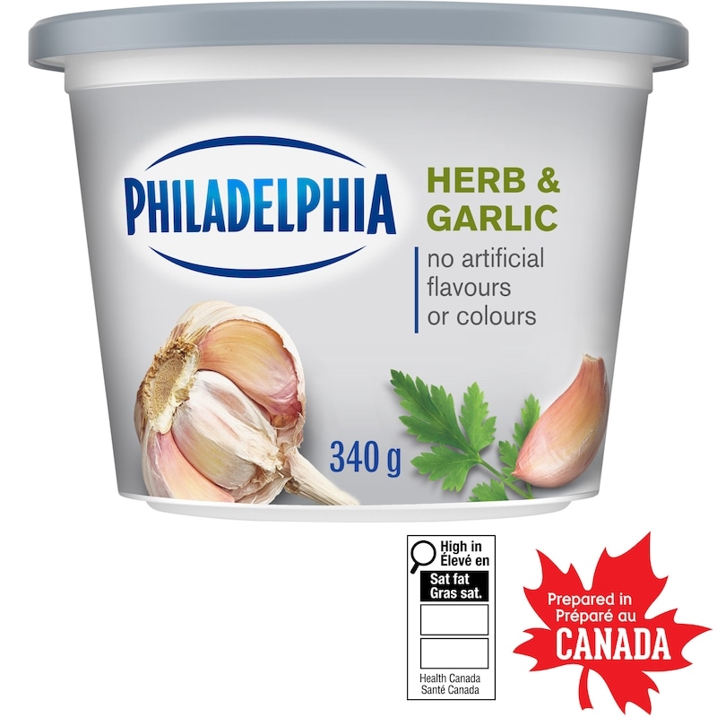 Philadelphia Herb & Garlic Cream Cheese Product - 340 g | Dominion