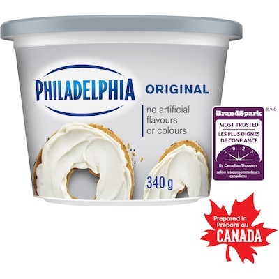 Philadelphia Original Cream Cheese Product 340 g, $1.85/100g