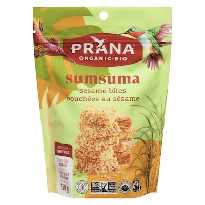 Prana Bouchées au sésame Sumsuma 150 g, 3,33 $/100g