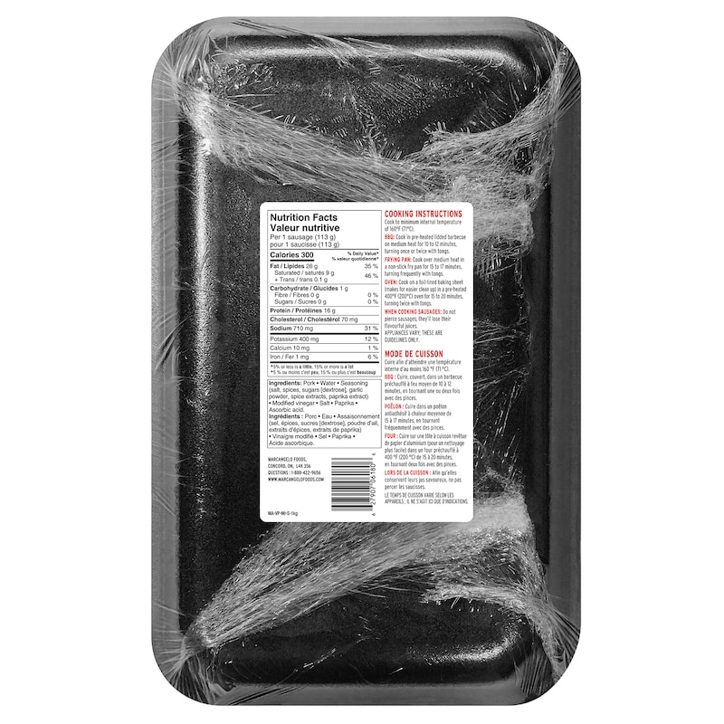 Mild Italian Sausage