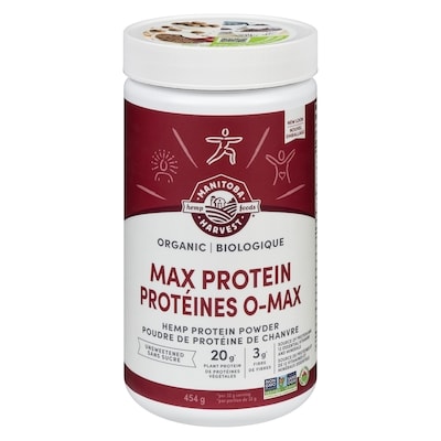 Manitoba Harvest Hemp Protein Powder Max Protein Unsweetened Organic 454 g, $4.40/100g