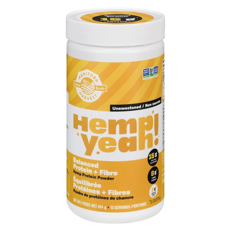 Hemp Protein Powder Balanced Protein + Fibre Unsweetened