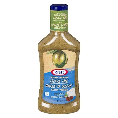 Kraft Greek Feta with Extra Virgin Olive Oil Salad Dressing 475 ml, $0.95/100ml