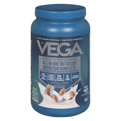 Vega All-in-One Protein Powder, Coconut Almond 834 g, $7.19/100g