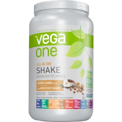 Vega Boisson Fouettée Complète, Noix de Coco et Amandes 834 g, 7,19 $/100g