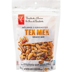 President's Choice Tex Mex Snack Mix 250 g, $1.20/100g