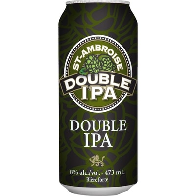 St-Ambroise Double IPA St-Ambroise en canette (Pièce d’identité requise au moment du ramassage) 473 ml, 0,70 $/100ml