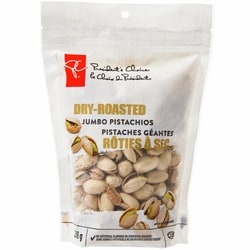 President's Choice Dry-Roasted Jumbo Pistachios 290 g, $3.62/100g