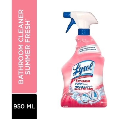 Lysol Bathroom Cleaner Spray, Summer Fresh 950 ml, $0.63/100ml