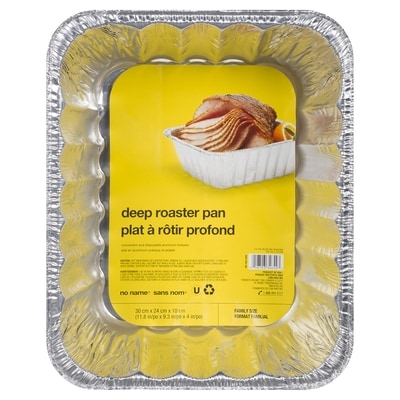 No Name Deep Roaster Pan 1 ea, $5.99/1ea