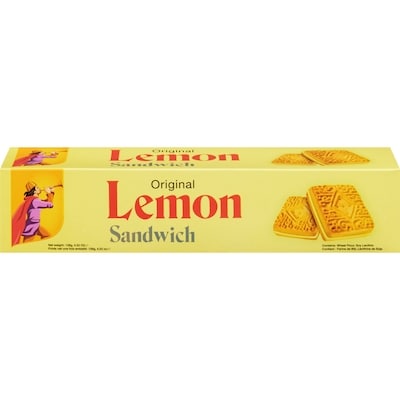 EBM Original Lemon Sandwich 130 g, $0.99/100g