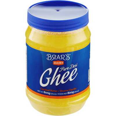 Brar's Desi Ghee Cooking Oil 800 g, $2.25/100g