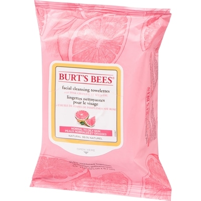 Facial Cleansing Towelettes, Pink Grapefruit