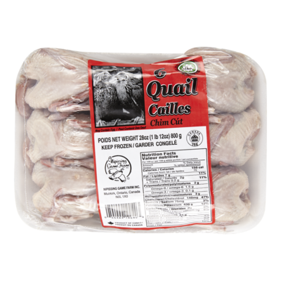 null Caille surgelée 740 g, 2,63 $/100g
