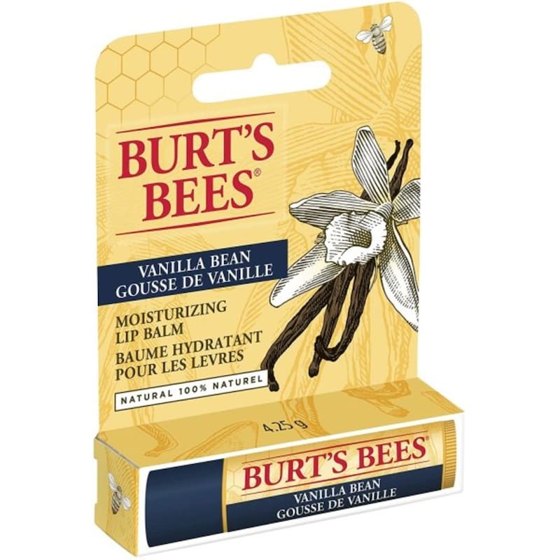 100% Natural Origin Moisturizing Lip Balm, Vanilla Bean