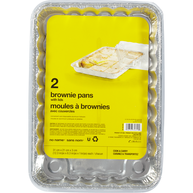 Rectangular Brownie Pans with Lids