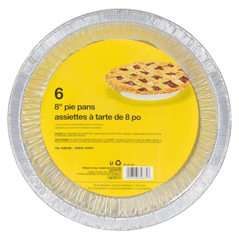 Pie Plates, 8"