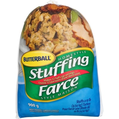 Butterball Homestyle Stuffing 900 g, $0.78/100g