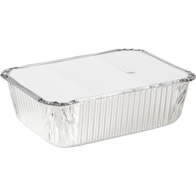 Deep Storage Containers with Folded Lids