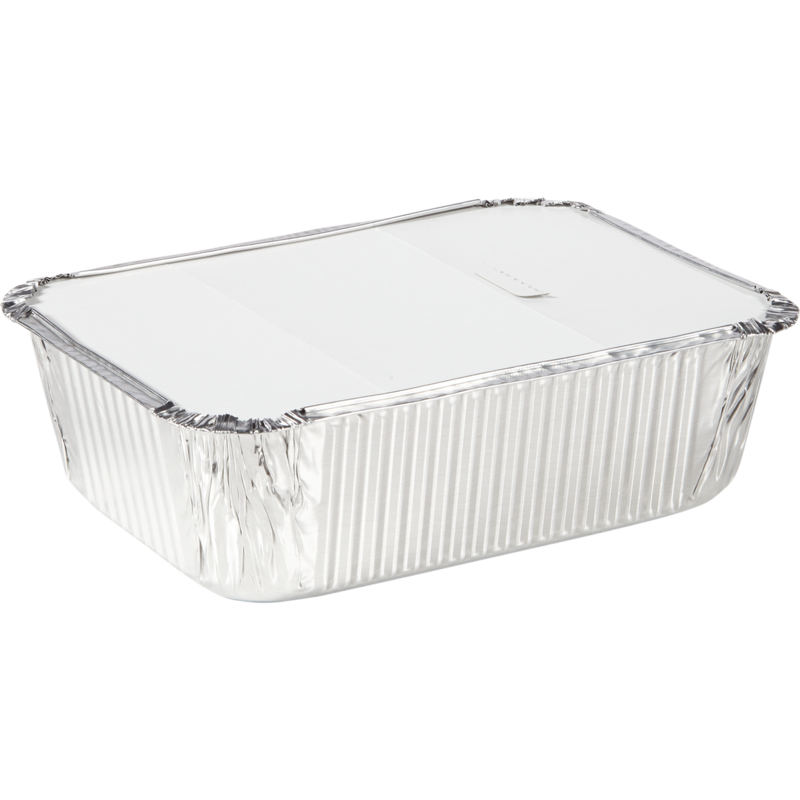 Deep Storage Containers with Folded Lids
