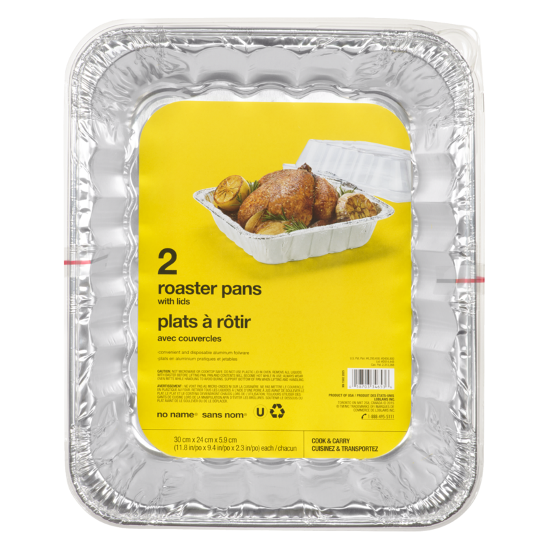 Roaster Pans with Lids 30 cm x 24 cm x 5.9 cm