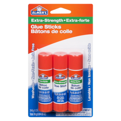 Elmers Glue-All Extra-Strength Glue Sticks 3x8g 3x1.0 ea, $1.00/1ea
