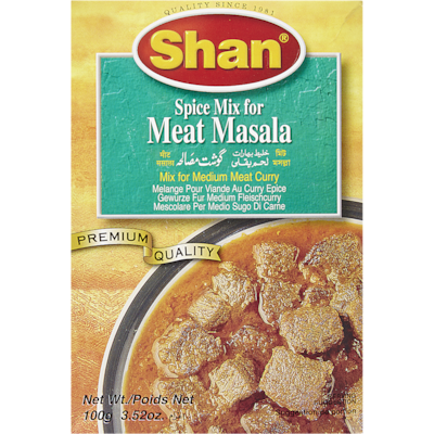 Shan Mélange d’assaisonnement pour viande au curry épicé 100 g, 1,99 $/100g