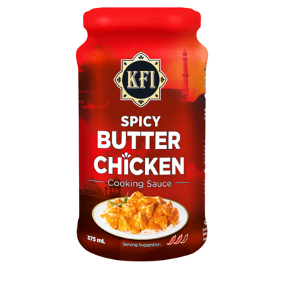 KFI Premium Cooking Sauce, Spicy Butter Chicken 375 ml, $1.28/100ml
