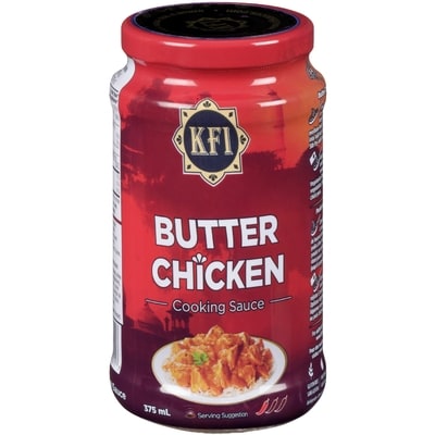 KFI Sauce poulet au beurre épicé 375 ml, 1,07 $/100ml