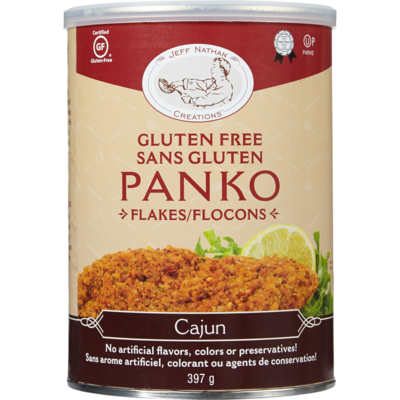 Jeff Nathan Creations Chapelure Panko assaisonnement cajun 400 g, 4,75 $/100g