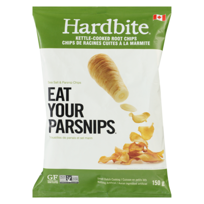Hardbite Croustilles de panais légèrement salées 150 g, 3,33 $/100g