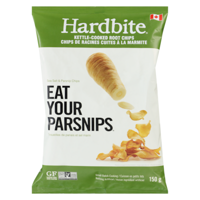 Hardbite Croustilles de panais légèrement salées 150 g, 3,33 $/100g