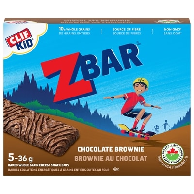 CLIF ZBAR Organic Energy Snack Bars, Chocolate Brownie 180.02 g, $3.77/100g