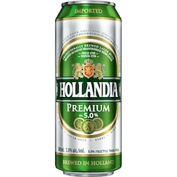 Hollandia Bière Hollandia (Pièce d’identité requise au moment du ramassage) 500 ml, 0,50 $/100ml