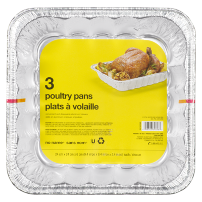 No Name Poultry Pan 1 ea, $1.66/1ea