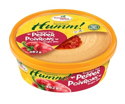 Fontaine Santé Hummus aux poivrons rouges grillés 482 g, 1,56 $/100g