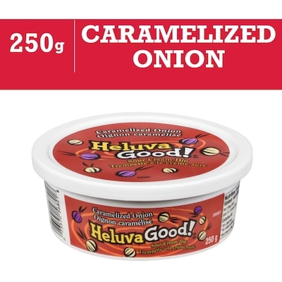 Heluva Carmelized Onion Sour Cream Dip 250 g, $1.80/100g