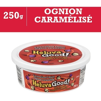 Heluva Trempette à la crème sure Oignon caramélisé 250 g, 1,80 $/100g