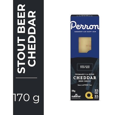Perron Stout Beer Cheddar 170 g, $5.29/100g