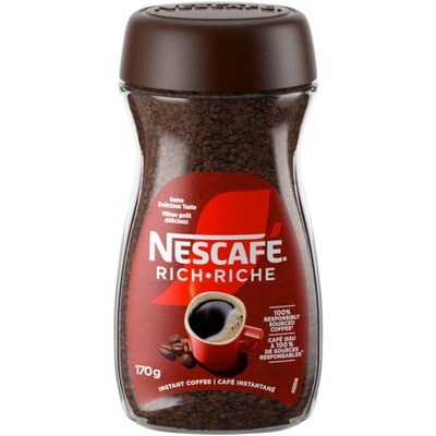 Nescafe Rich Instant Coffee, 100% Pure Coffee 170 g, $4.41/100g