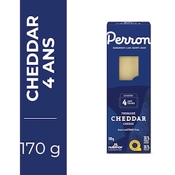 Perron Fromage Cheddar vieilli quatre ans 170 g, 6,17 $/100g