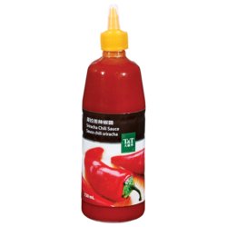 T&T Sauce aux piments Sriracha 720 ml, 0,80 $/100ml