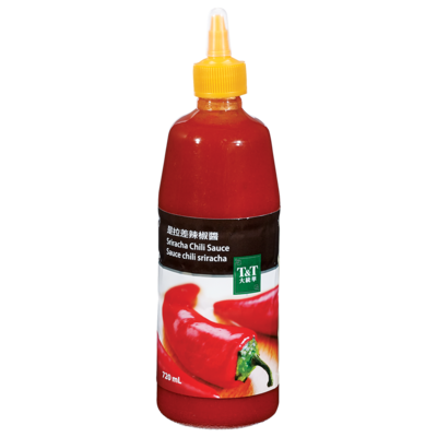 T&T Sauce aux piments Sriracha 720 ml, 0,80 $/100ml