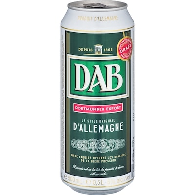 Dab Bière Dab (Pièce d’identité requise au moment du ramassage) 500 ml, 0,56 $/100ml