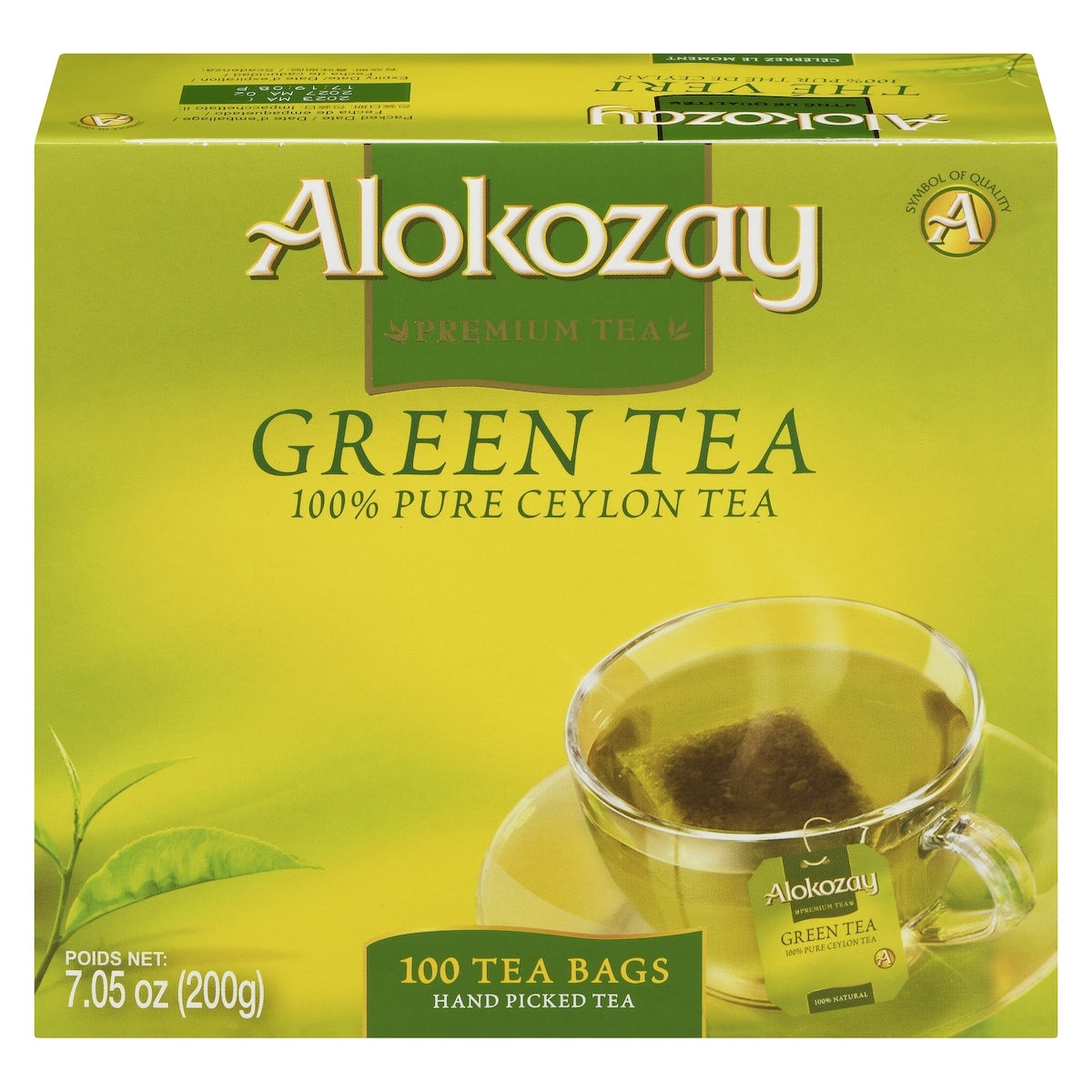 Alokozay Green Tea 200 g, $2.00/100g