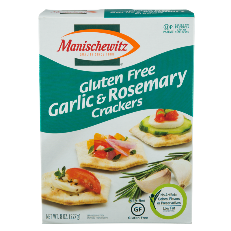 Kosher Gluten Free Matzo, Garlic & Rosemary