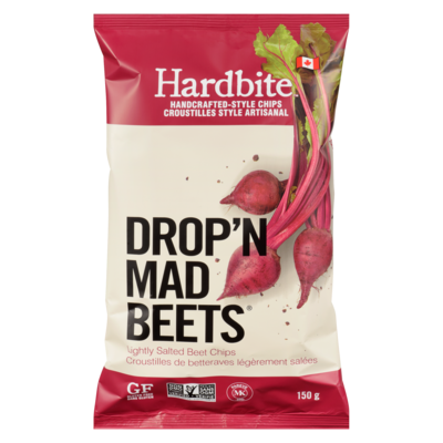 Hardbite Croustilles de betterave Drop’n Mad Beets 150 g, 3,66 $/100g
